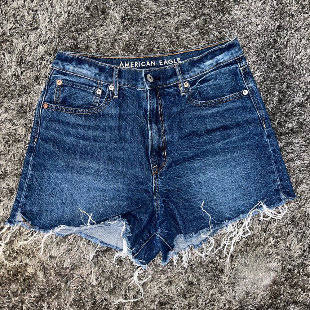 high waisted jean shorts